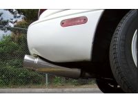 subtle yet obtrusive in sound, that coal roller wont be able to miss you with the volume of the drift exhaust sparing your life once more from the lifted dodge 2500 diesel menace