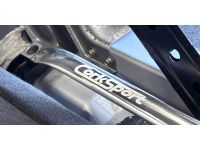 Installed on a Mazdaspeed6 the rear chassis brace reduces body roll during tight turns