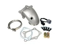 The modular cast bellmouth for the Mazdaspeed 6 proivdes a smooth flow