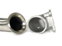 A cast 304 stainless steel bellmouth provides a smooth and high flowing transition from your turbo to your downpipe for the Speed6.