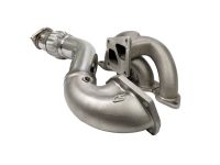 Cast stainless steel is used for its strength and durability