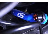 Installed view of the rear sway bar for the Mazda 6