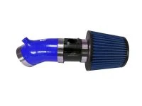 Blue short ram intakd for the Mazda 3 2014-2018