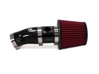 Mazda 3 short ram intake black silicone with red filter