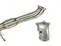 Modular downpipe for the Mazdaspeed 3 turbo back exhaust