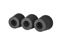 Dry Flow Air Filter prodcut side view dark gray/black filter