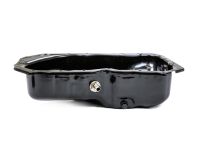 A pre-tapped oil pan for the turbo oil drain is included