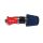 Red and blue short ram intake for the Mazda3 2014-2018
