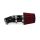 Mazda 3 short ram intake black silicone with red filter