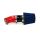 2023 Mazda 3 Short Ram Intake with red silicone and blue filter