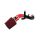 Mazdaspeed 3 Short Ram Stage 2 Power Intake with turbo inlet pipe with red filter, red MAF, red silicone, black TIP