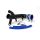 Mazdaspeed 3 black turbo inlet pipe with blue silicone and breather hose