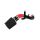 Mazdaspeed 3 Short Ram Stage 2 Power Intake with turbo inlet pipe with black filter, black MAF, red silicone, black TIP