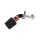 Mazdaspeed 3 Short Ram Stage 2 Power Intake with turbo inlet pipe with black filter, red MAF, black silicone, polished TIP