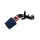 Mazdaspeed 3 Short Ram Stage 2 Power Intake with turbo inlet pipe with blue filter, red MAF, black silicone, black TIP