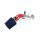 Mazdaspeed 3 Short Ram Stage 2 Power Intake with turbo inlet pipe with blue filter, red MAF, red silicone, polished TIP