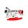 Mazdaspeed 3 turbo inlet pipe with red silicone and breather hose