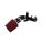 Mazdaspeed 3 Short Ram Stage 2 Power Intake with turbo inlet pipe in black filter, Black MAF, black silicone, black TIP