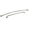 Stainless steel braided oil cooler lines are a bolt on design, no adapters required