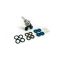Replacement o-ring and back-up rings for the fuel rail side of your injector.