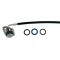 Replacement o-ring and back-up rings for the fuel line fitting at the end of your fuel rail.